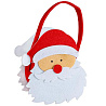 Новый год Конфетница Санта фетр 1501-5988