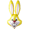 Животные Шар фигура Кролик желтый 1207-5210