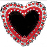  Шар фигура Сердце с маркером 1207-2195