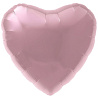 Розовая Шар сердце 76см Металлик Flamingo 1204-1022