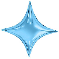 Голубая Р Б/РИС 37" ЗВЕЗДА 4х-конечная Cool Blue 1204-1267