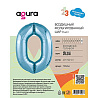 Р ЦИФРА 0  40" Металлик Cool Blue
