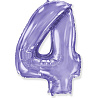 Цифры и числа Шар цифра 4 101см Lilac 1207-4738