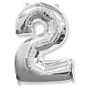 Цифры и числа Ф ЦИФРА 2  40" Silver  без УП 1207-4822