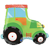 Машинки Г ФИГУРА Трактор зеленый 1207-5155