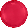 Красная Шар круг 45см Металлик Red 1204-0977
