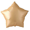 Кремовая Шар Звезда 45см Сатин Nude 1204-1383