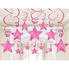 Розовая Спирали розовые Звезда Bright Pink 30 шт 1501-3692