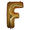 Буквы Шар БУКВА "F", 101см Gold 1207-1656
