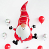 Шар фигура Гном новогодний
