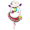 Снеговик Веселый Шар-фигура Снеговик радостный, 78 см 1207-1562