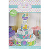  Декор-комплект Торт Baby Shower, 8 предм 1502-3413