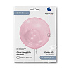 Шар 38см Bubble розовый Кристалл Pink