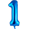 Цифры и числа Шар цифра "1", 101см Blue 1207-2966