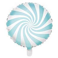 Элегантная Вечеринка Шар 45см Леденец Пастель Light Blue 1202-3528