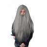  Парик Волшебника с бородой серый 2001-6751
