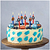 Свечи для торта с подст Гонщик 6шт