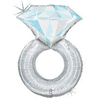 Love Бриллиант Шар фигура Кольцо с бриллиантом голограф 1207-3237