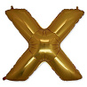 Буквы Шар БУКВА "Х", 101см Gold 1207-1674