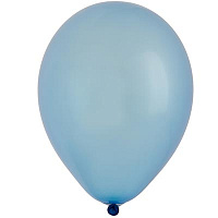 Синяя Шары 25см металлик Blue Веселая Затея 1102-1568