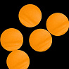  Конфетти Круг оранжевый бум 4см 100гр 2001-6655