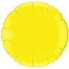Желтая Шарик без рисунка КРУГ 18" ПастельYellow 1204-0507