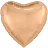  Р Б/РИС СЕРДЦЕ 30" Персиковый пух 1204-1457