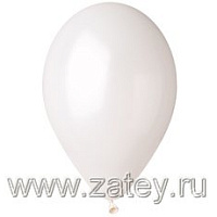 Белая Шарик 36см, цвет 29 Металлик White 1102-0357