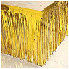 Золотая Юбка для стола фольгированная золотая 1502-1481