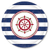 Морская Тарелки малые Морская, 8 штук 1502-1993