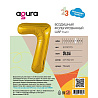 Шар цифра "7", 101см Металлик Gold