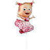 Маша и Медведь Шар Мини фигура Маша с хвостиками 1206-1200