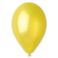 Желтая Шарик 13см, цвет 30 Металлик Yellow 1102-0433