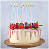 Свечи для торта Ассорти 17см 24шт
