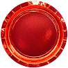 Красная Тарелки блестящие красные 17 см 1502-4874