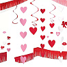 Я тебя люблю! Декор-комплект Св.Валентин сердца 29шт 1501-6214