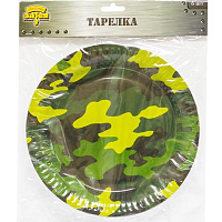 Камуфляж Тарелки малые Камуфляж, 6 штук 1502-1990