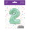 Ф ЦИФРА 2  40" Пастель Mint