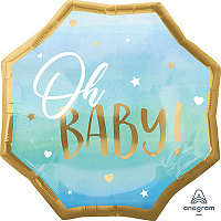 Детские Грёзы Шар Джамбо Oh Baby мальчик 55см 1203-0736