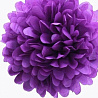Фиолетовая Бумажный помпон фиолетовый 50 см 2001-6544