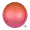 Оранжевая Шар 3D СФЕРА 16" Омбре Красн-орнж 1209-0286