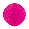 Розовая Шар бумажный ярко-розовый 30см/G 1412-0061