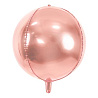 Розовое Золото Шар 3D СФЕРА 16" Металл Rose Gold 1209-0413