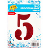 Шар цифра "5", 101см Red