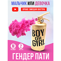 Мальчик или Девочка? Огнетушитель Гендер Пати 2л розовый 1501-6510