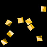 Золотая Конфетти Золото фольг 6х6мм 100гр 2001-7027