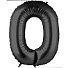 Цифры и числа Шар цифра "0", 101см Black 1207-2911