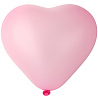 Розовая Шары Сердце 44см Пастель Розовое 1105-0164