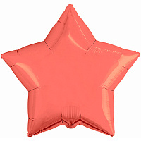 Коралловая Шар Звезда 45см Металл Coral 1204-0865