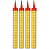 Новый год Свеча-Фонтан д/торта 12см 40сек 4шт 1502-6454